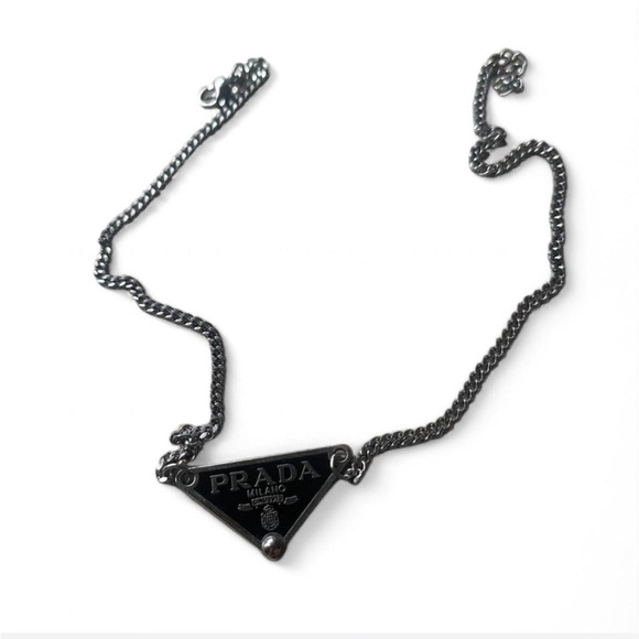 SOLD Handmade repurposed Prada choker necklace - Picture 1 of 3